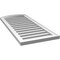 Ekena Millwork Arch Top Surface Mount PVC Gable Vent: Non-Functional, w/2"W x 1-1/2"P Brickmould Frame, 18"W x 38"H GVPAR18X3802SN - alternate 3